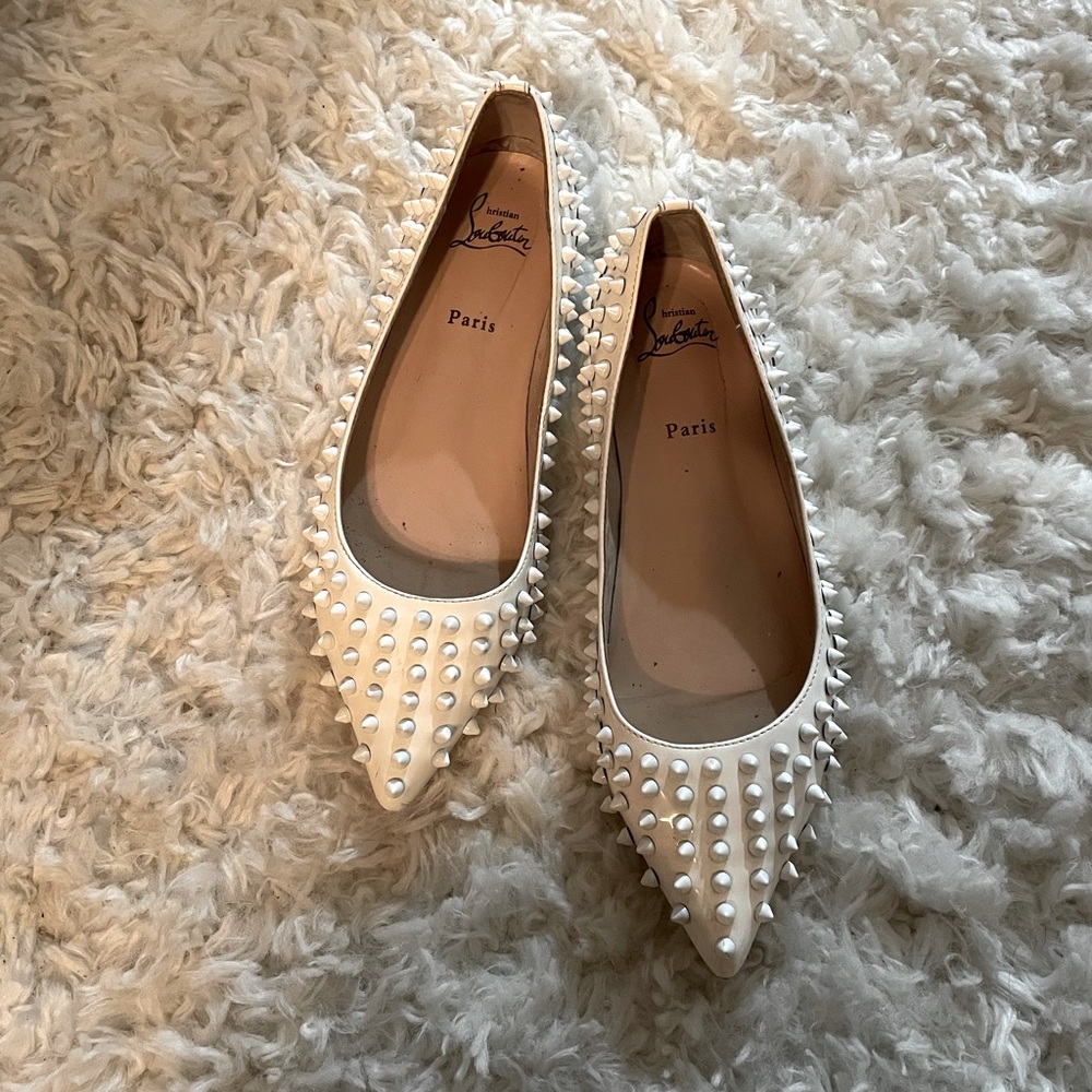 Christian Louboutin studded pigalle flats